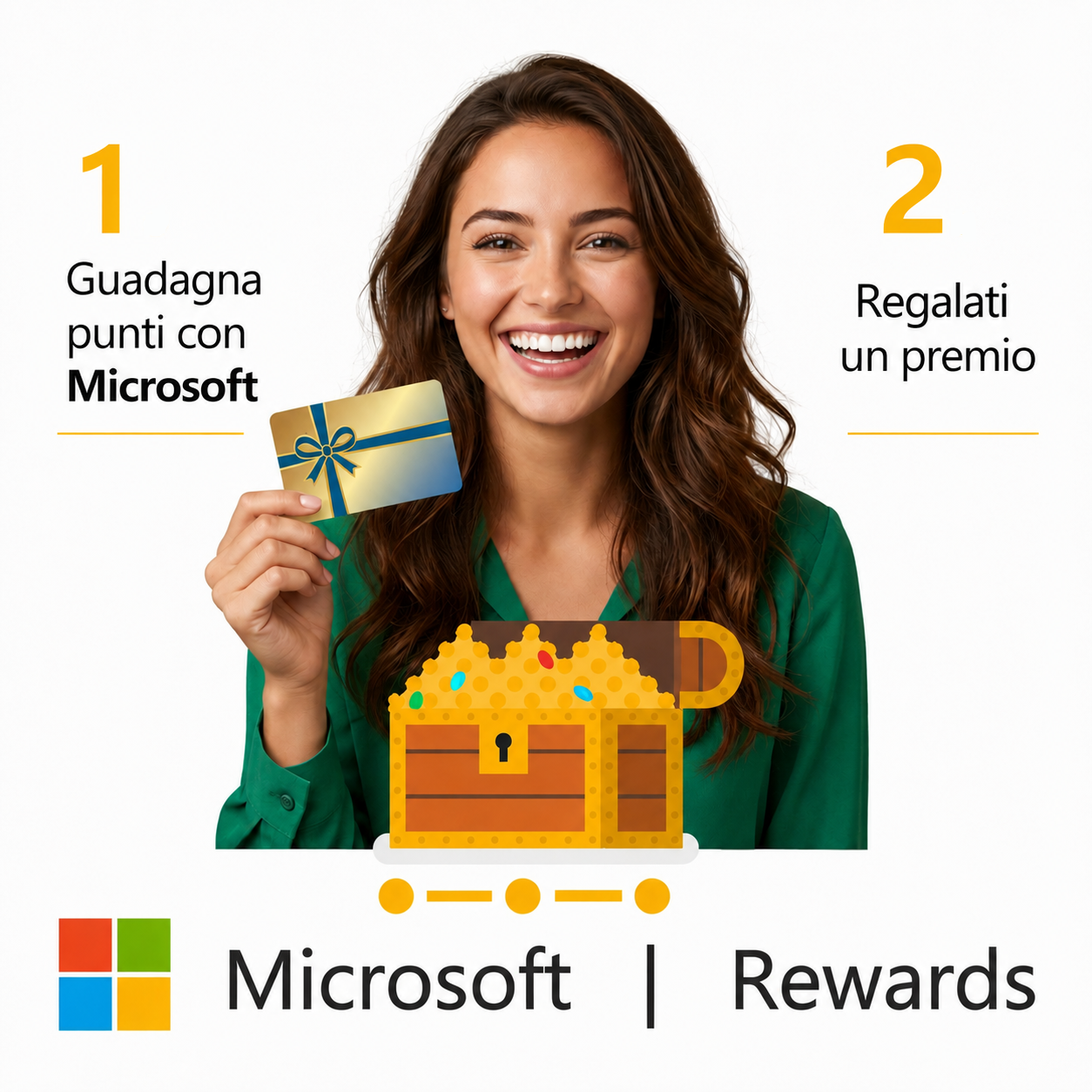 Guadagna punti con Microsoft Rewards e regalati un premio